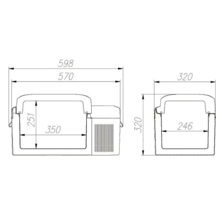 Автохолодильник компрессорный Ледоход С-20