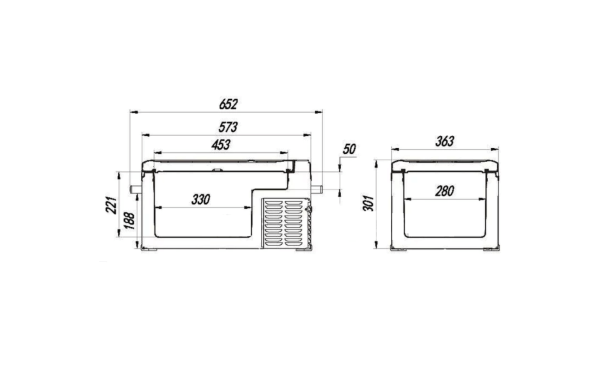 Автохолодильник компрессорный Ледоход С-25