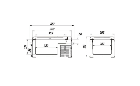 Автохолодильник компрессорный Ледоход С-25