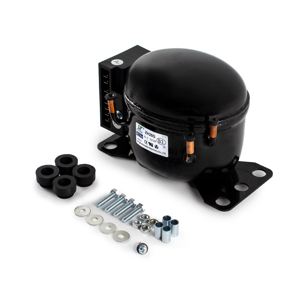 Компрессор для автохолодильника HuaJun ZH25G R134a 12/24 Вольт, 60 Ватт