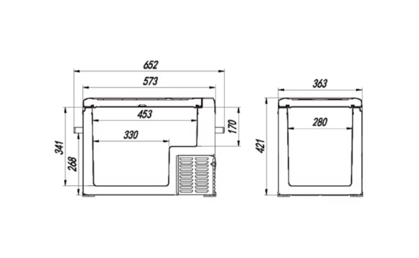 Автохолодильник компрессорный Ледоход С-40